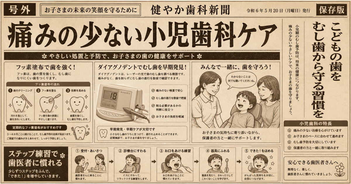 健診で指摘されてから小児歯科を受診する目安と「受診すべき時期」