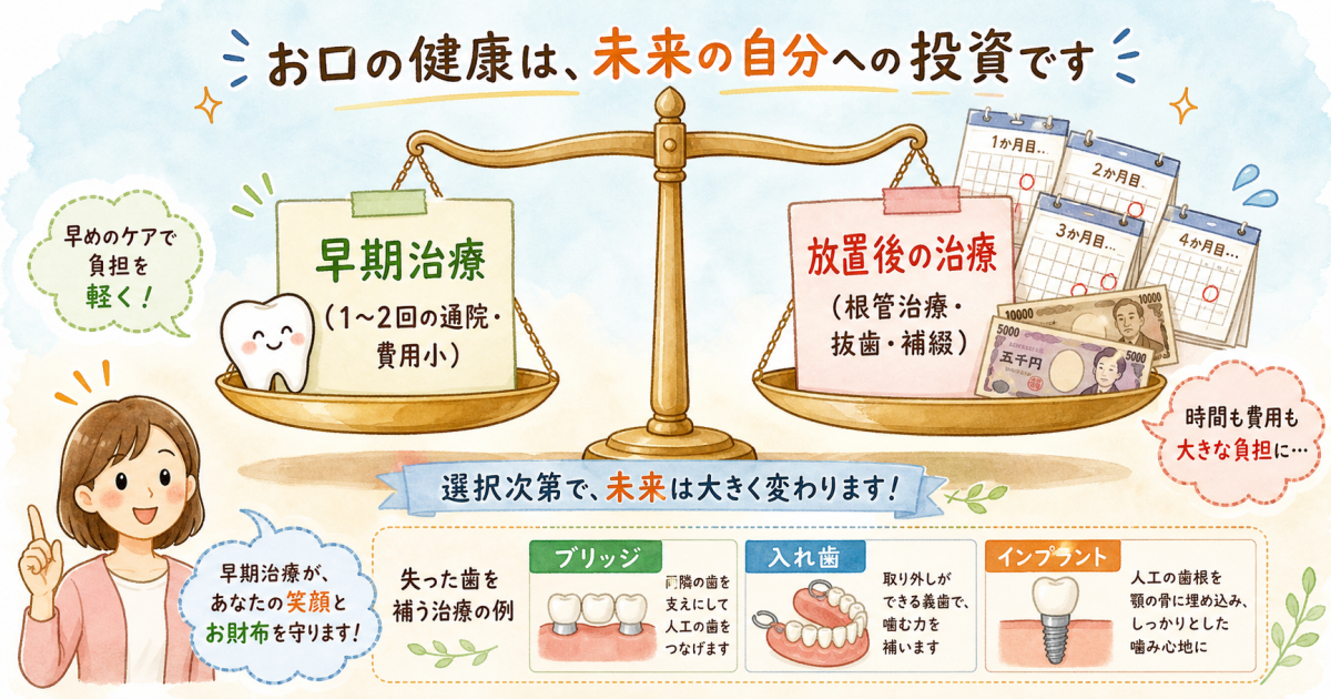 むし歯放置のリスクは歯だけではない:口臭・顎・全身への影響